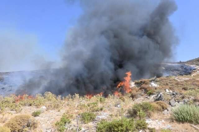 Κως: Τέθηκε υπό έλεγχο η φωτιά στην περιοχή του Αγίου Βασιλείου