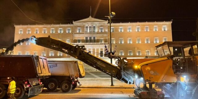 Το Ράλλυ Ακρόπολις επέτεινε την ασφαλτόστρωση στο Σύνταγμα