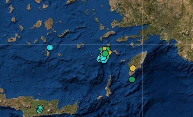 Σεισμός 4,7 ρίχτερ κοντά στη Νίσυρο