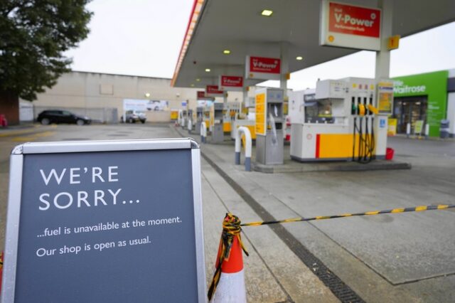 Βρετανία: Πολλά τα άδεια βενζινάδικα, το Λονδίνο λέει ότι “όλα είναι υπό έλεγχο”