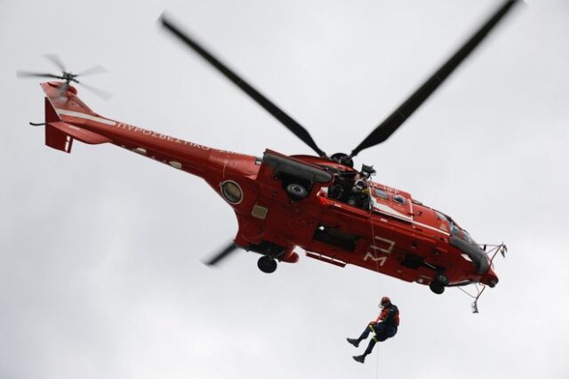 Κιβωτός 2021: Ολοκληρώθηκε από την Πυροσβεστική η άσκηση διάσωσης με ελικόπτερο