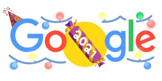 Google: Αποχαιρετά το 2021 με ένα εορταστικό doodle