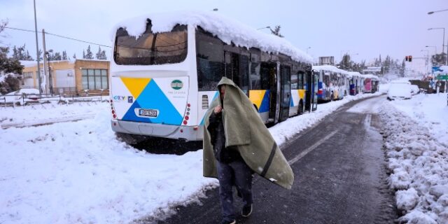 Κακοκαιρία Ελπίδα: Αποκαταστάθηκε η κυκλοφορία στον ΗΣΑΠ – Πώς κινούνται λεωφορεία και τρόλεϊ