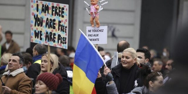 Βέλγιο: Νέα διαμαρτυρία κατά των μέτρων για τον κορονοϊό – Χιλιάδες διαδηλωτές χωρίς μάσκα