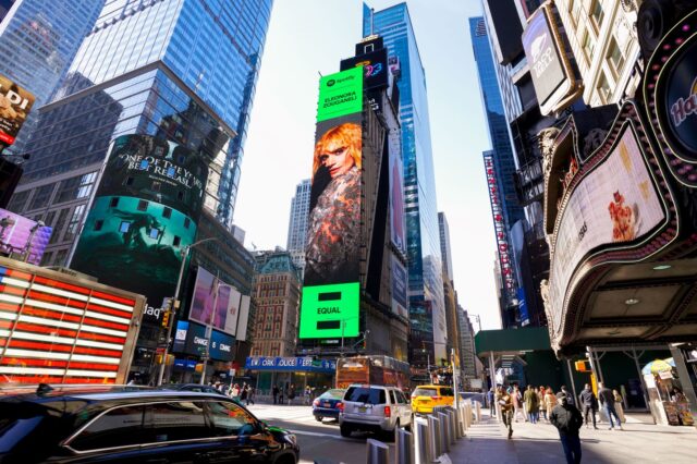 Η Ελεωνόρα Ζουγανέλη σε billboard στην Times Square της Νέας Υόρκης