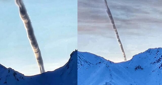 Αλάσκα: “Μυστήρια” σύννεφα πυροδοτούν θεωρίες συνωμοσίας – UFO ή οι Ρώσοι;