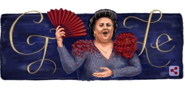 Μονσεράτ Καμπαγιέ: Η Google τιμά με doodle τη σπουδαία σοπράνο