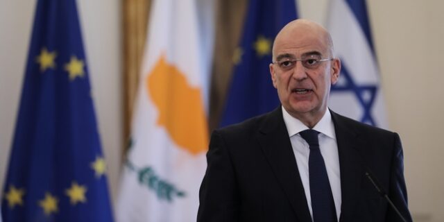 Δένδιας: Εταίροι και σύμμαχοι να μην ενδίδουν στους εκβιασμούς της Τουρκίας