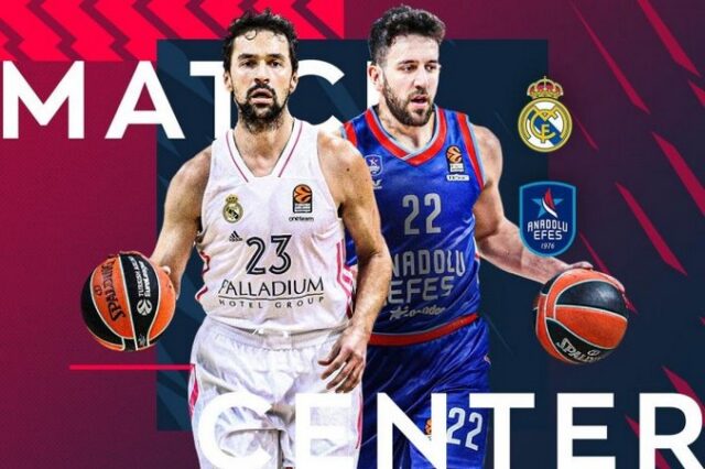 LIVE τελικός Euroleague: Ανατολού Εφές – Ρεάλ