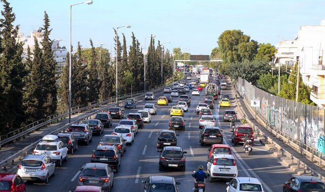 Κίνηση στους δρόμους: Προβλήματα σε Κηφισό και Λ. Αθηνών – LIVE ΧΑΡΤΗΣ