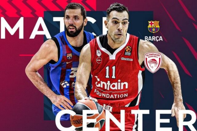 LIVE μικρός τελικός Euroleague: Ολυμπιακός – Μπαρτσελόνα