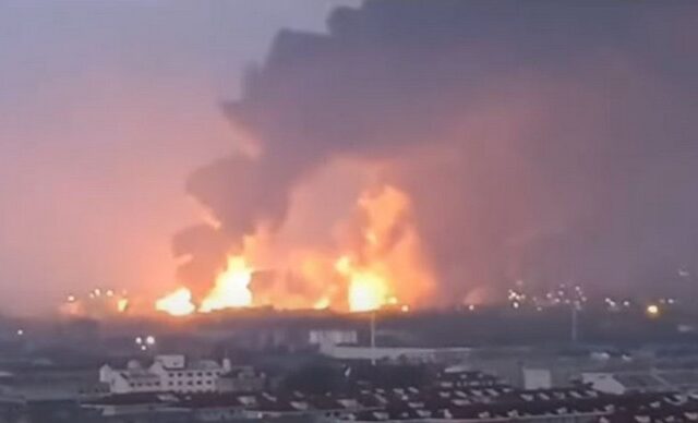 Σανγκάη: Φωτιά σε εργοστάσιο χημικών – Τουλάχιστον ένας νεκρός
