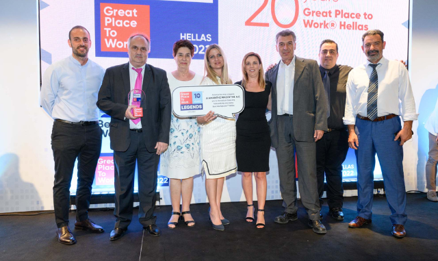 Μασούτης: Διπλό βραβείο στα Great Place to Work™ Hellas