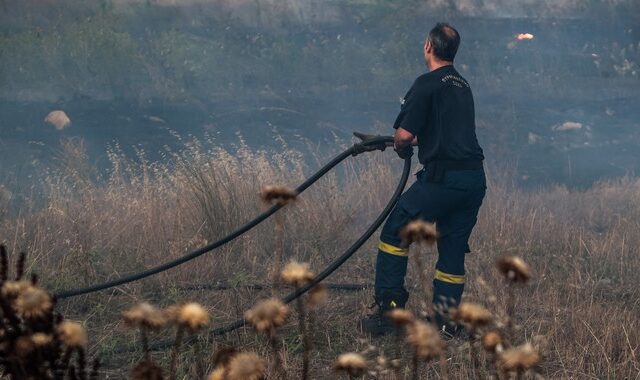 Νέα φωτιά στα Νεόκτιστα Ασπροπύργου