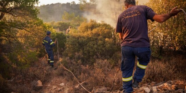 Υπό μερικό έλεγχο η φωτιά στη Ζίτσα Ιωαννίνων – Κινητοποιήθηκαν και εναέρια μέσα