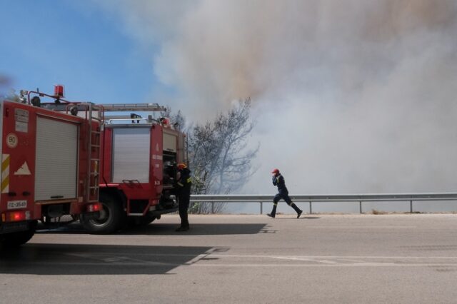 Φωτιά στο Πυθαγόρειο Σάμου