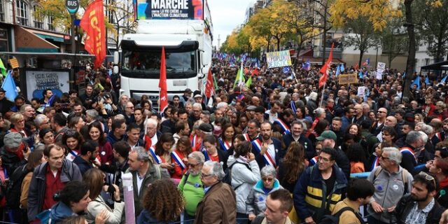 Γαλλία: Μαζικές διαδηλώσεις ενάντια στο υψηλό κόστος ζωής και τον πληθωρισμό