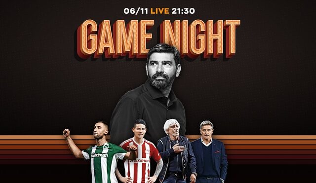 Game Night LIVE από τη Λεωφόρο για το σπουδαίο ντέρμπι Παναθηναϊκός – Ολυμπιακός