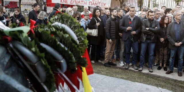 ΣΥΡΙΖΑ για Πολυτεχνείο:  “Κάθε αυταρχικό καθεστώς πέφτει μπροστά στους αγώνες του λαού – Η Δημοκρατία θα νικήσει”