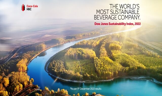 Coca-Cola HBC: Η πιο βιώσιμη εταιρεία ποτών στον κόσμο, με βάση τον Δείκτη Βιώσιμης Ανάπτυξης Dow Jones (DJSI)