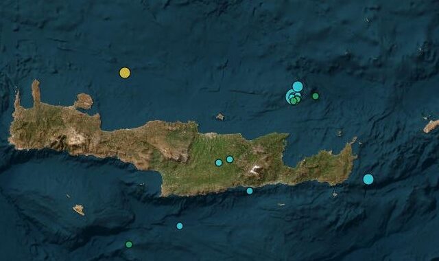 Σεισμός 4,4 Ρίχτερ ανοιχτά της Κρήτης