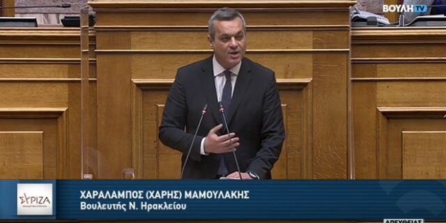 Μαμουλάκης: Μόλις 1 στους 100 νέους καλύπτει τα κριτήρια του νόμου στεγαστικής πολιτικής της ΝΔ