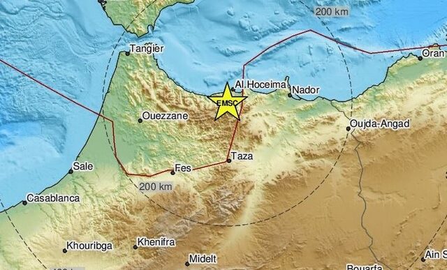 Μαρόκο: Σεισμός 5,3 Ρίχτερ στην πόλη Αλ Χοσέιμα