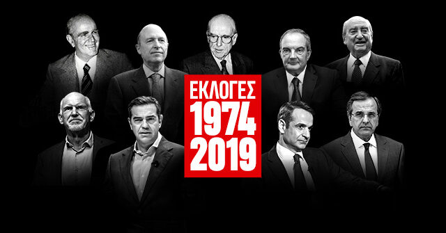 Οι Εκλογικές Αναμετρήσεις 1974-2019