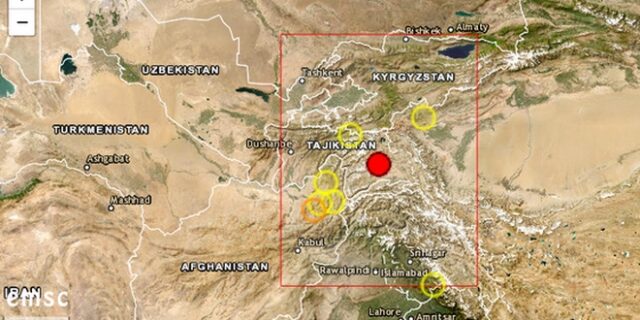 Τρομακτικά καρέ από τον ισχυρό σεισμό 6,8 Ρίχτερ στα σύνορα Τατζικιστάν – Κίνας