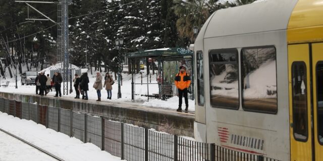 Κακοκαιρία Μπάρμπαρα: Τι θα ισχύσει για Μετρό και Προαστιακό σε περίπτωση χιονόπτωσης