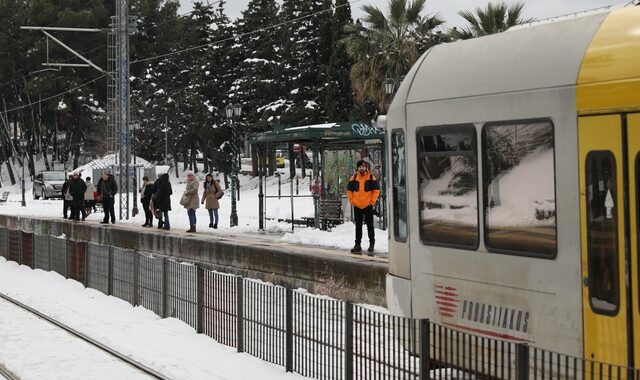 Κακοκαιρία Μπάρμπαρα: Τι θα ισχύσει για Μετρό και Προαστιακό σε περίπτωση χιονόπτωσης