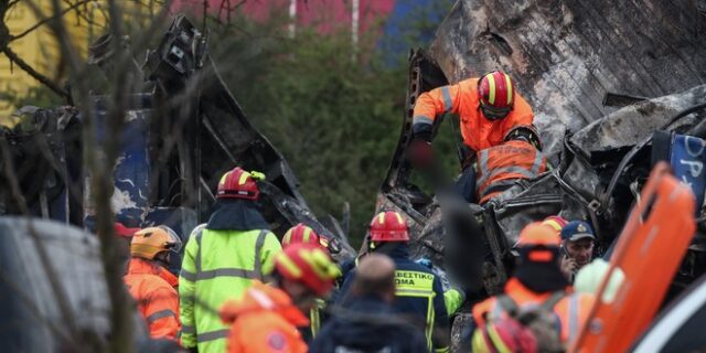 Τραγωδία στα Τέμπη: Στους 57 οι νεκροί, ενώ 56 έχουν δηλωθεί στην ΕΛΑΣ ως αγνοούμενοι