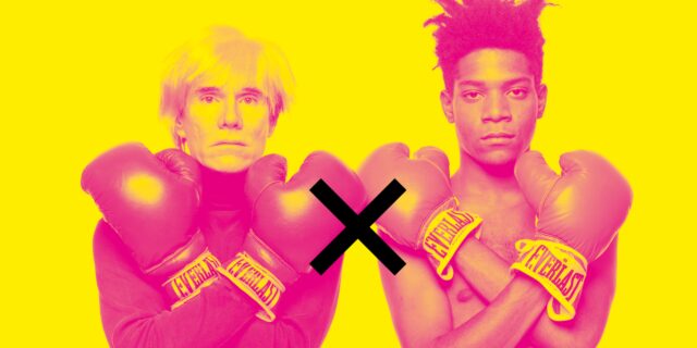 Andy Warhol και Jean-Michel Basquiat σε έναν “άγριο” αγώνα μποξ