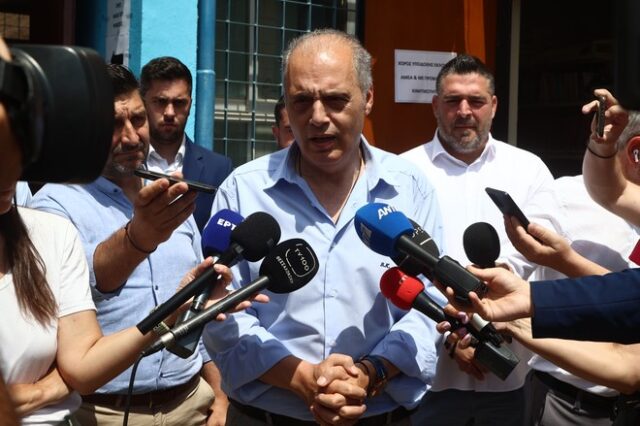 Ο Κυριάκος Βελόπουλος ψήφισε στο Κορδελιό – “Οι Έλληνες μεγάλωσαν με τα μεγάλα ‘όχι'”