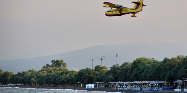 Φωτιά στη Νέα Αγχίαλο: Ενημέρωση Ανδρουλάκη από τον Δένδια