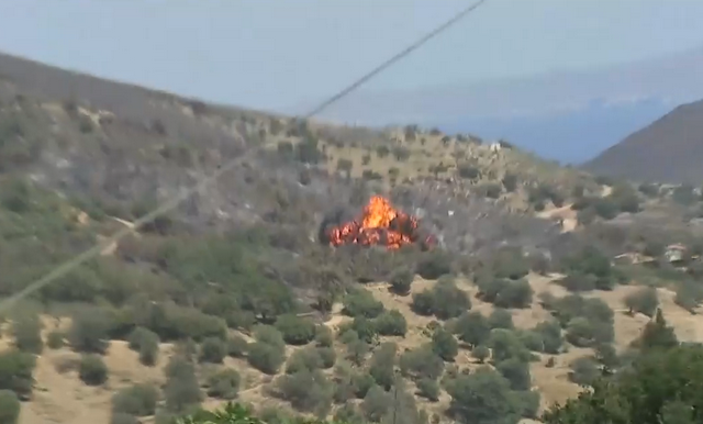 Συνετρίβη Canadair κατά τη διάρκεια κατάσβεσης στην Κάρυστο