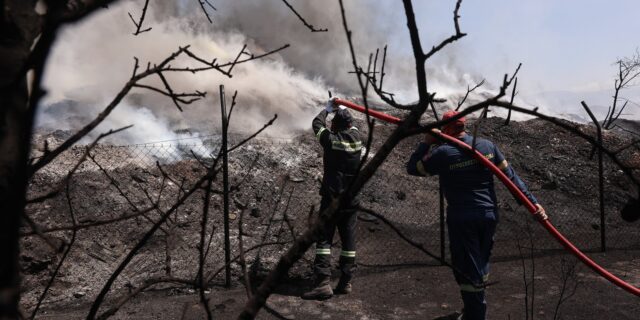 Φωτιές: Υπό μερικό έλεγχο τα μέτωπα σε Βαρνάβα Αττικής κι Εύβοια