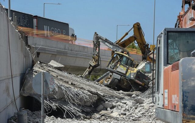 Κατάρρευση γέφυρας στην Πάτρα: Κακουργηματικές διώξεις στους συλληφθέντες