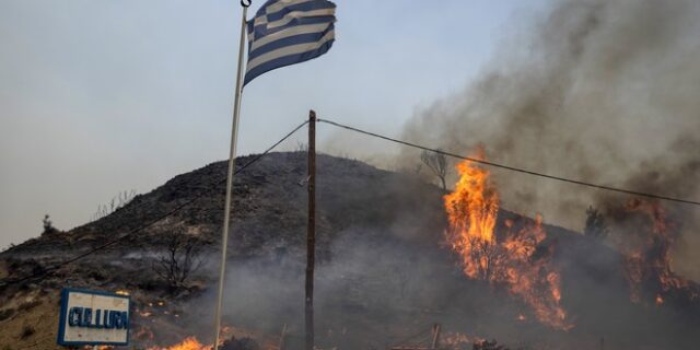 Ρόδος: Συνολικά 50.000 ελαιόδεντρα και 2.500 ζώα “χάθηκαν” από τη φωτιά