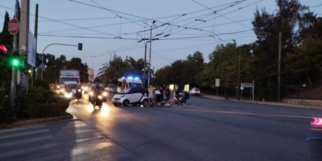 Τροχαίο με τραυματία κοντά στο Ζάππειο