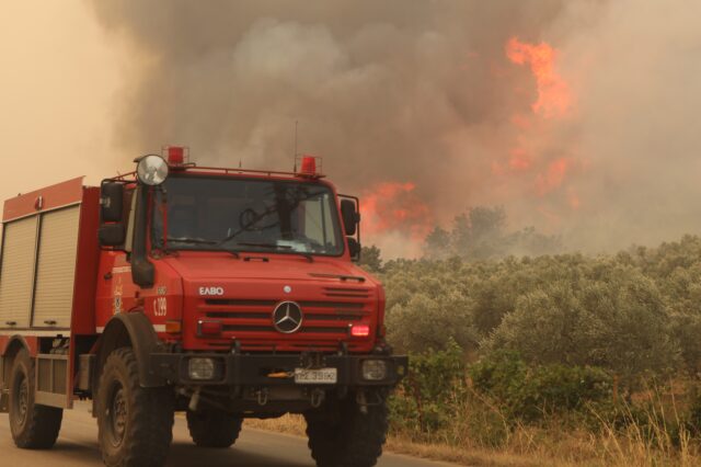 Φωτιές: Πύρινα μέτωπα στην Άνδρο – Συνεχίζεται η μάχη με τις φλόγες στον Έβρο