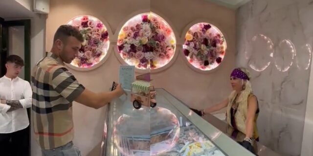 Viral η Άννα Βίσση: Πούλησε παγωτό σε τουρίστα στην Κέρκυρα – “Όσο έχω… χωνί!”