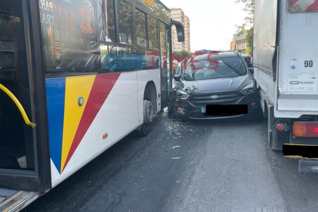 Θεσσαλονίκη: Κινηματογραφική καταδίωξη – Μπήκε ανάποδα στον Λαγκαδά και έπεσε πάνω σε λεωφορείο του ΟΑΣΘ