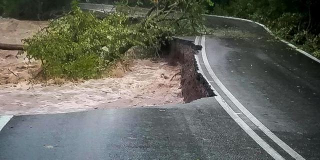 Μεγάλες καταστροφές στην Εύβοια από την κακοκαιρία Elias