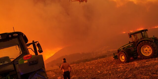 Φωτιά στον Έβρο: Απεγκλωβίστηκαν 25 μετανάστες από την περιοχή της Δαδιάς