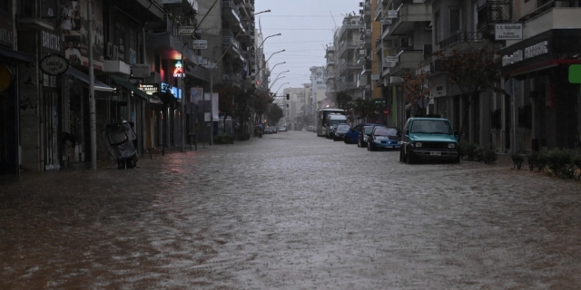 Κακοκαιρία στον Βόλο