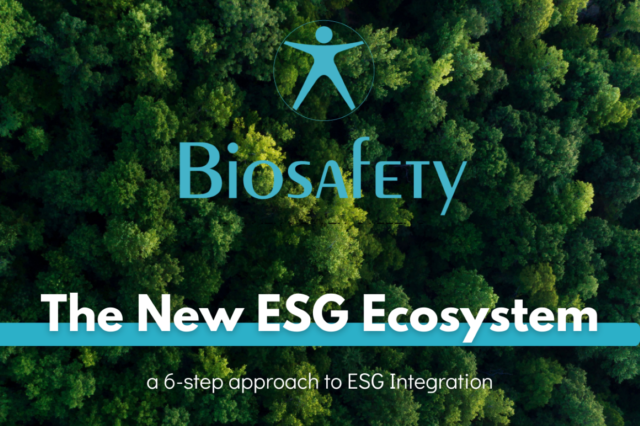 Biosafety: Νέο Ολιστικό Πρόγραμμα Consulting, the ESG Ecosystem