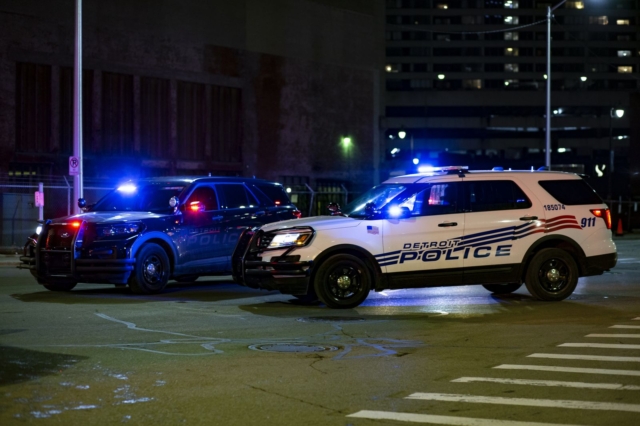 Auto accident at Cass and Grand River Detroit MI December 20th 2020 5:50pm