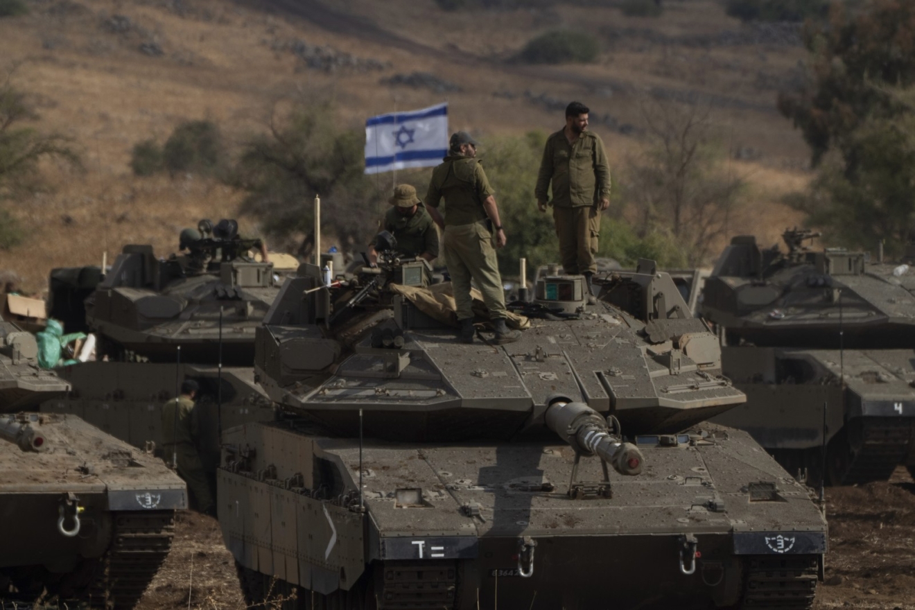 Ισραηλινές δυνάμεις στα σύνορα με τη Γάζα