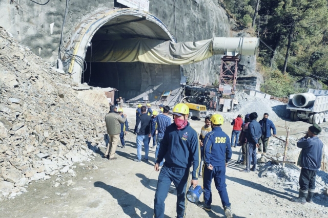 India Tunnel Collapse